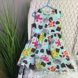 Size 4/5 Floral Sleeveless Dress